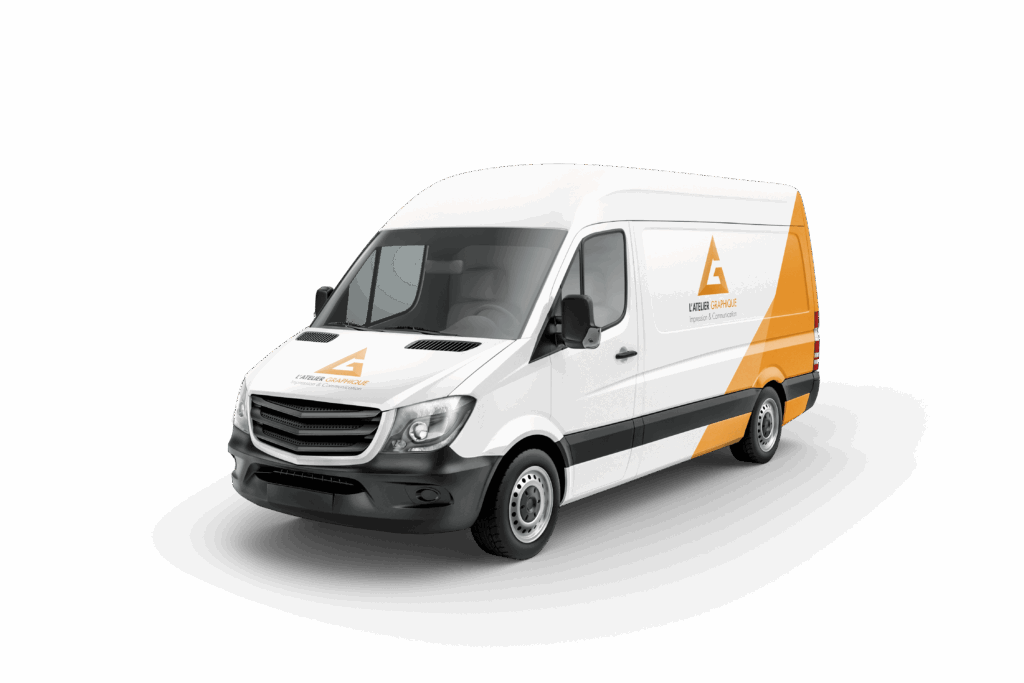 Utilitaire marqué logo