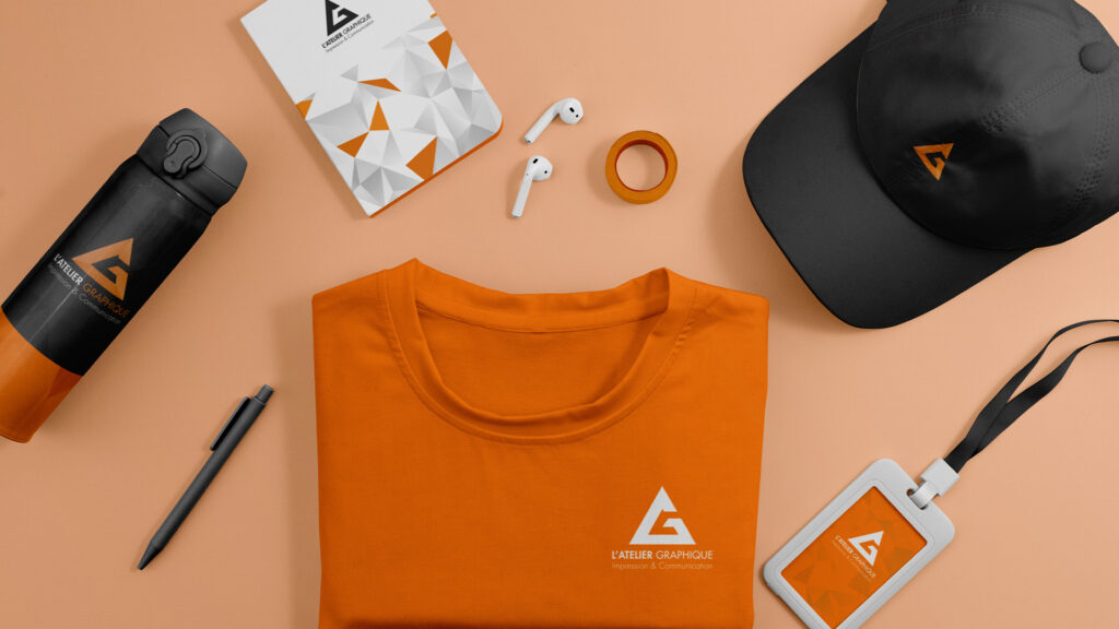 Marquage textile et objets publicitaires en imprimerie et création graphique tout support